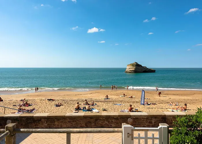 דירה Aroha With Terrasse And Sea View In ביאריץ
