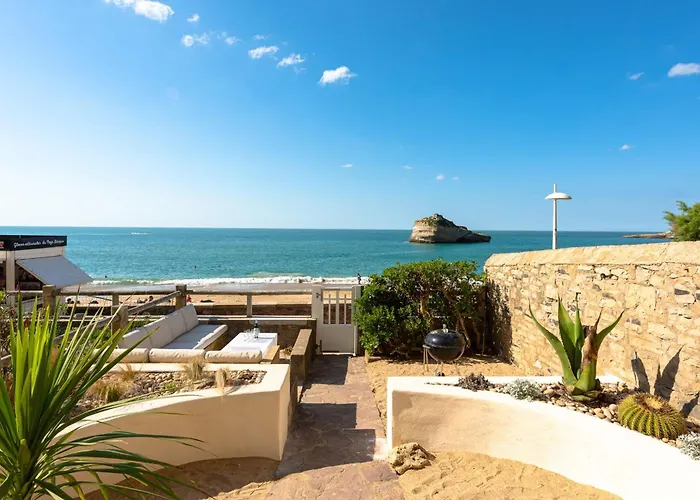 דירה Aroha With Terrasse And Sea View In ביאריץ